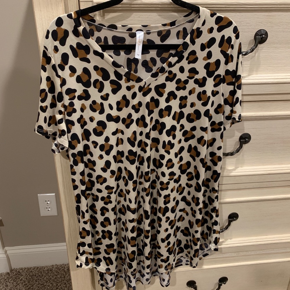 Leopard print blouse
